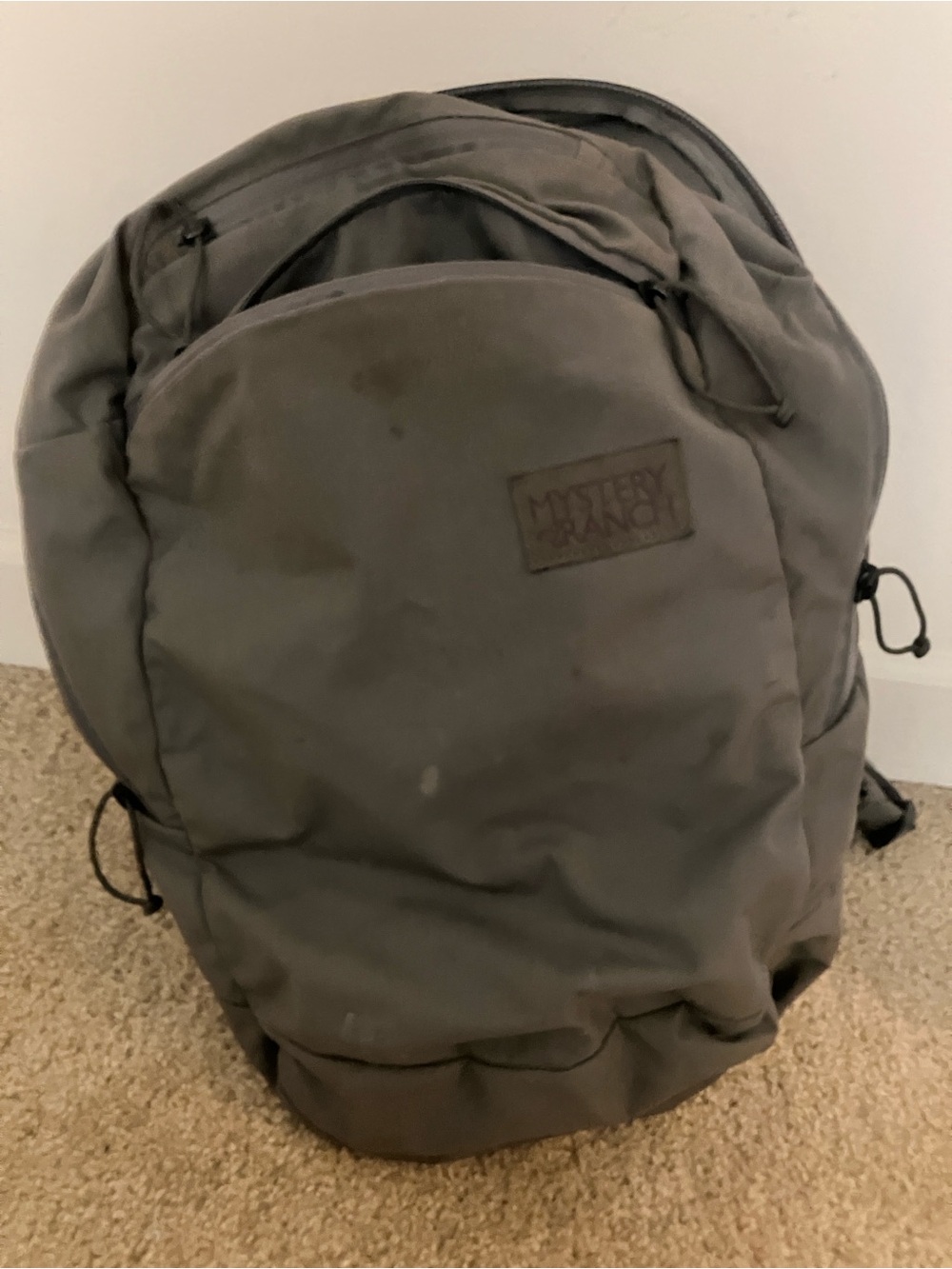 MYSTERY RANCH Olive Gray Utility Backpack